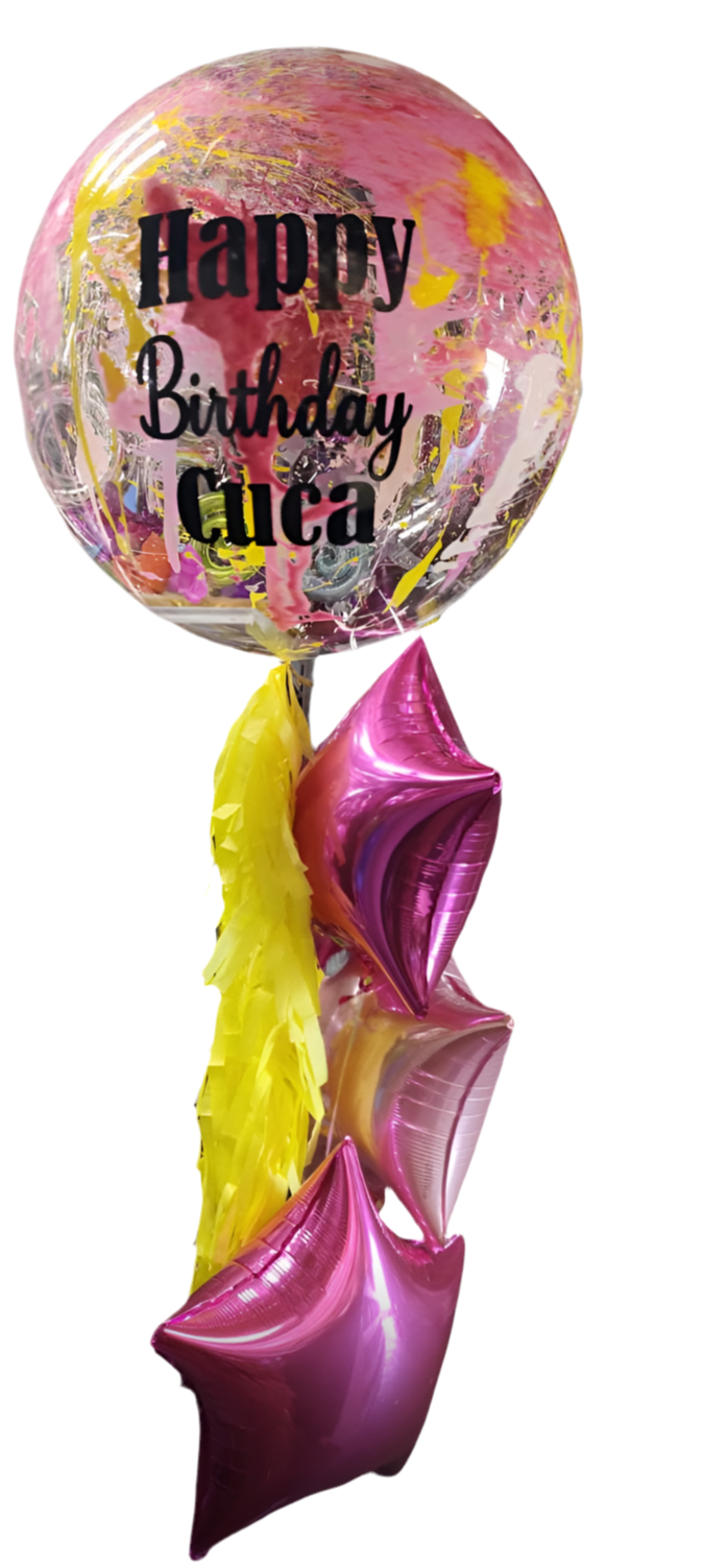 Burbuja con estrellas