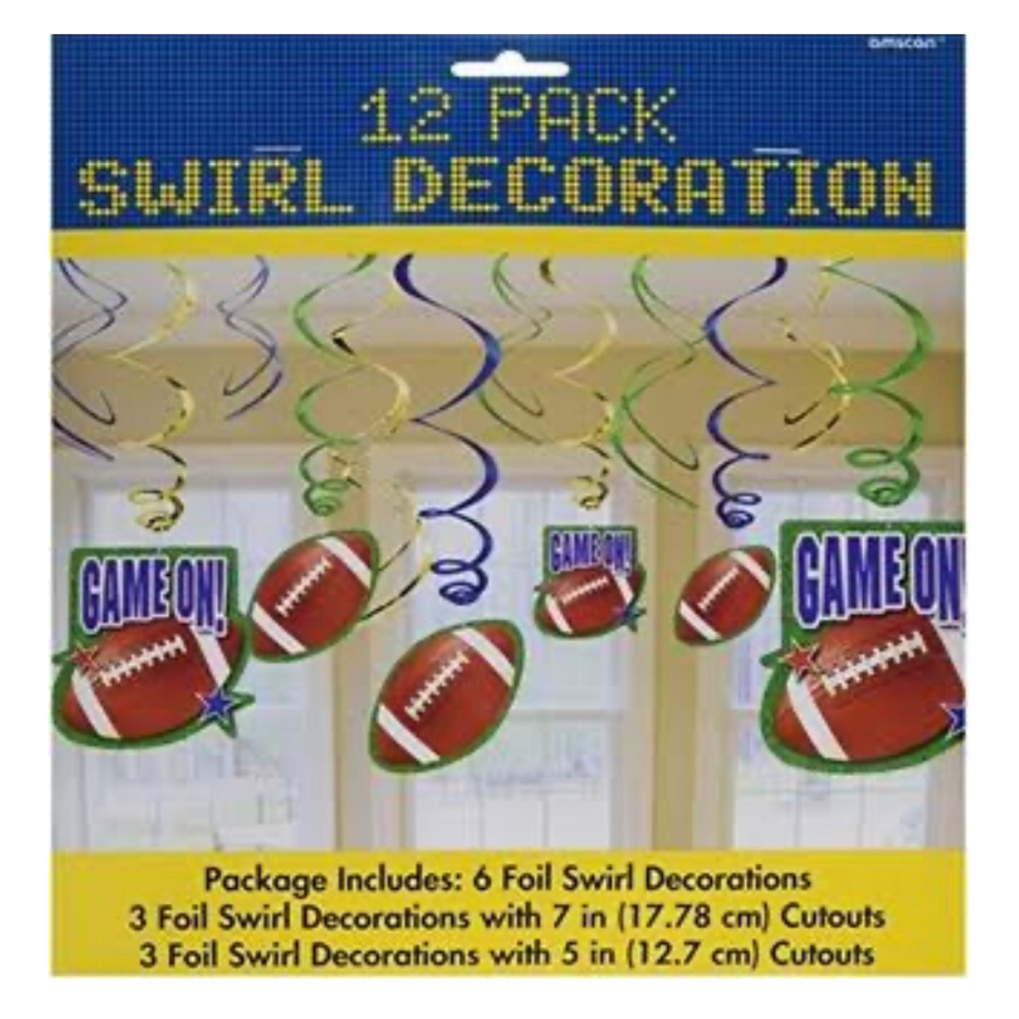 Decoración football americano