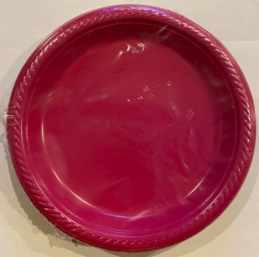 Plato chico rosa fiusha