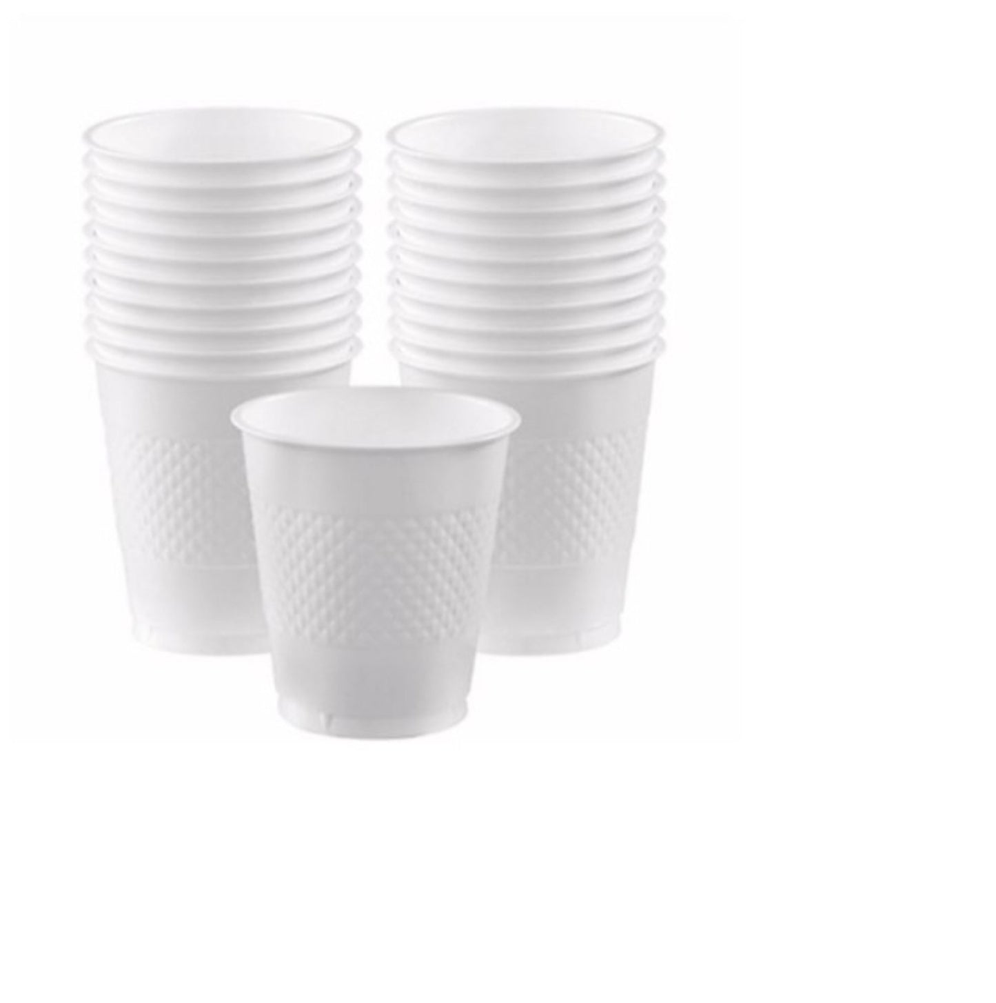 Vaso desechable blanco