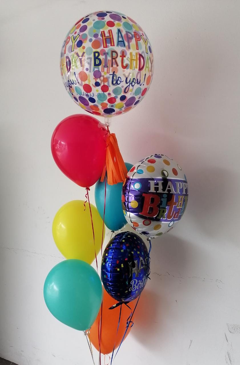 Arreglo divertido globos