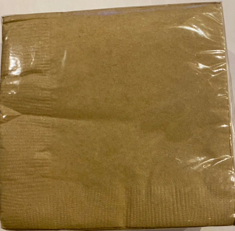 Servilleta dorada cocktail