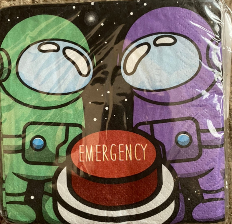 Among us servilleta cocktail