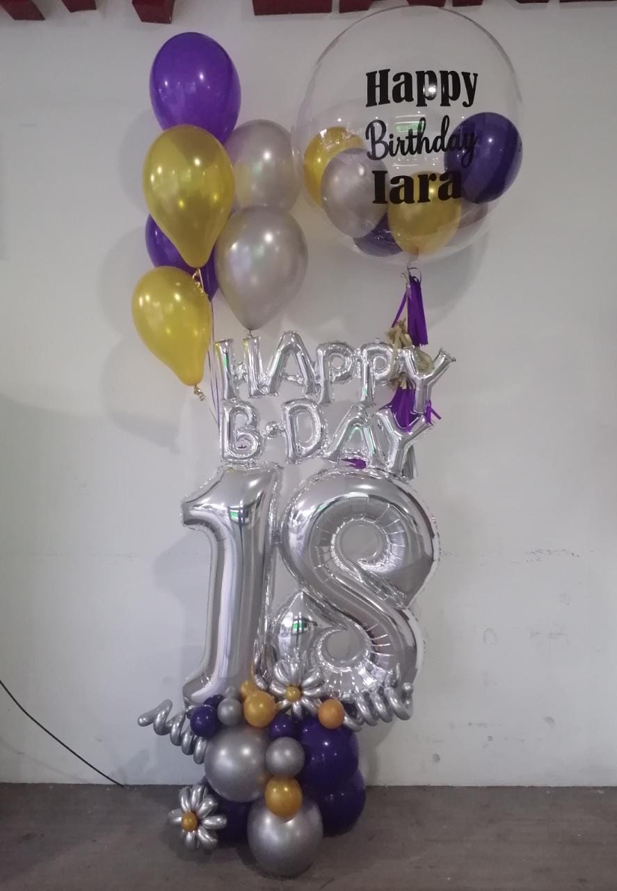 Burbuja con edad personalizado