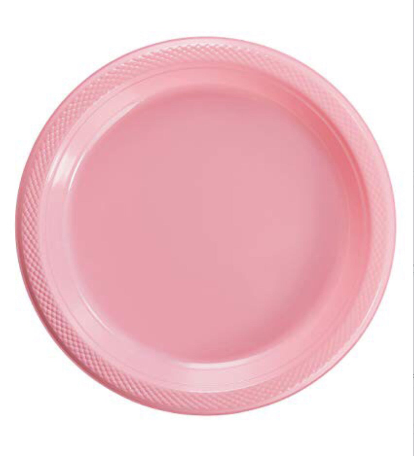 Plato desechable rosa pink