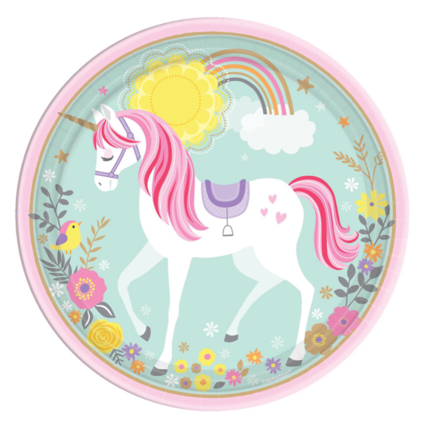 Plato unicornio