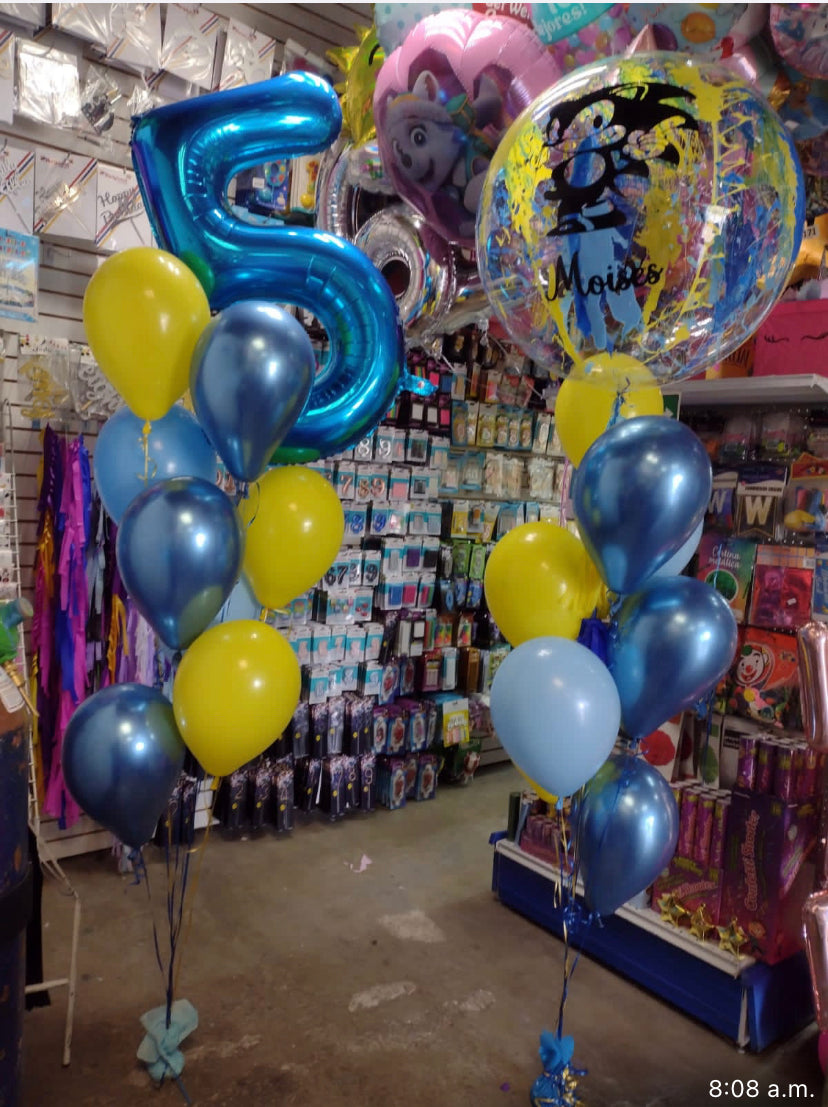 Burbuja con cromado y edad