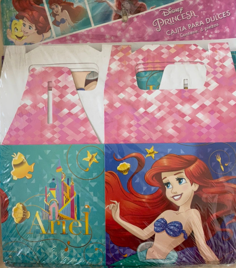 Ariel princesa caja para dulces