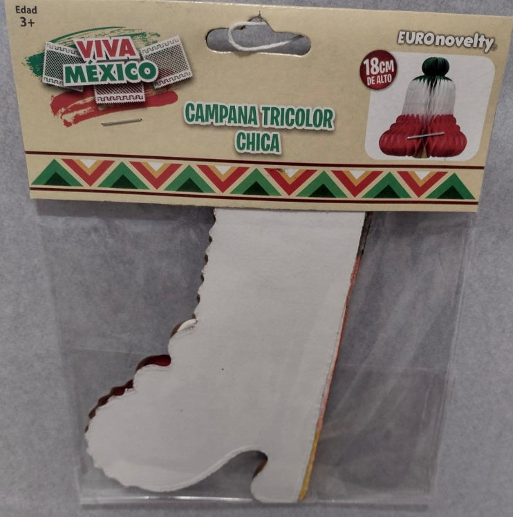Campana tricolor chica mexico