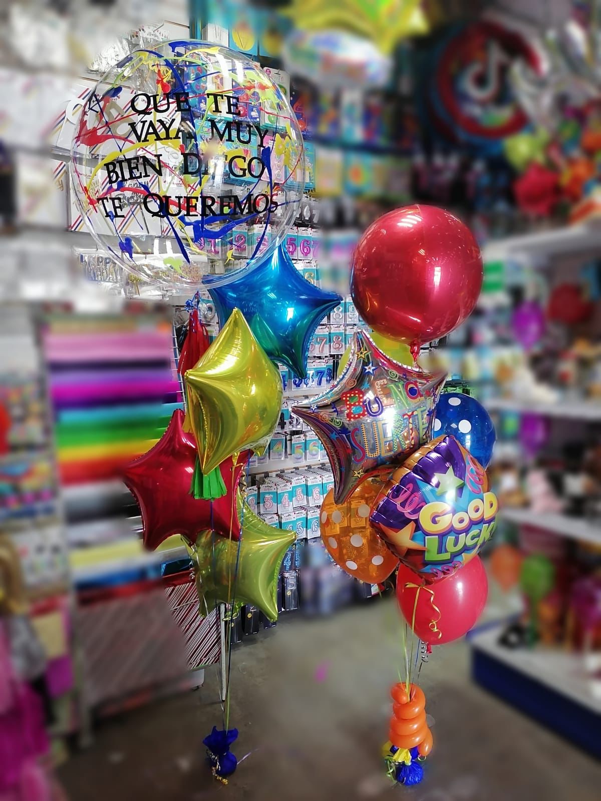 Arreglos good luck personalizado