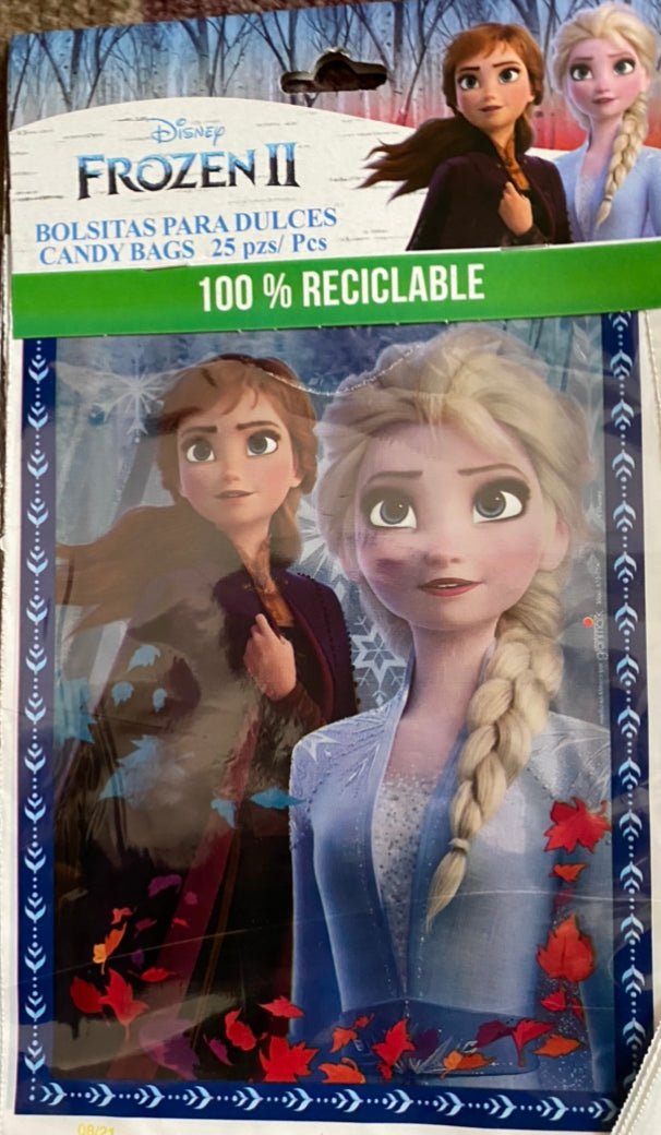 Frozen bolsa de plástico