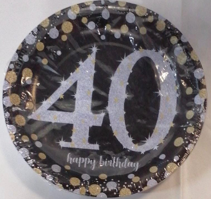 Plato pastelero 40 años