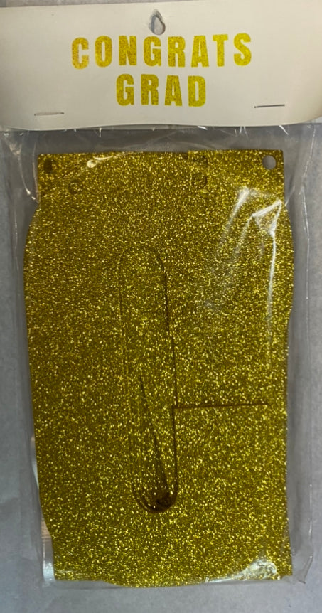 Banner graduación dorado