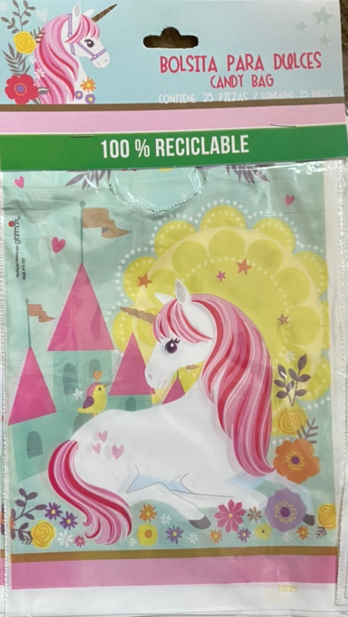 Unicornio bolsa de dulces