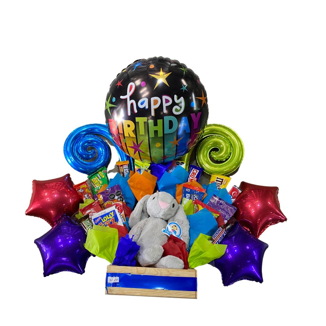 Arreglo con peluche