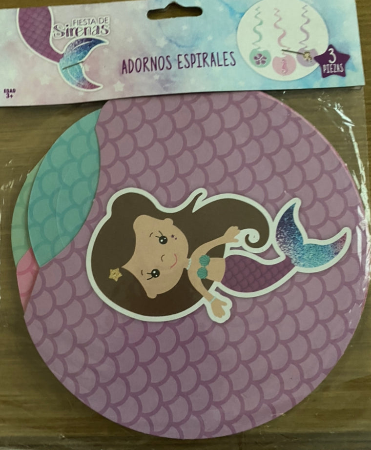 Sirena adorno espiral