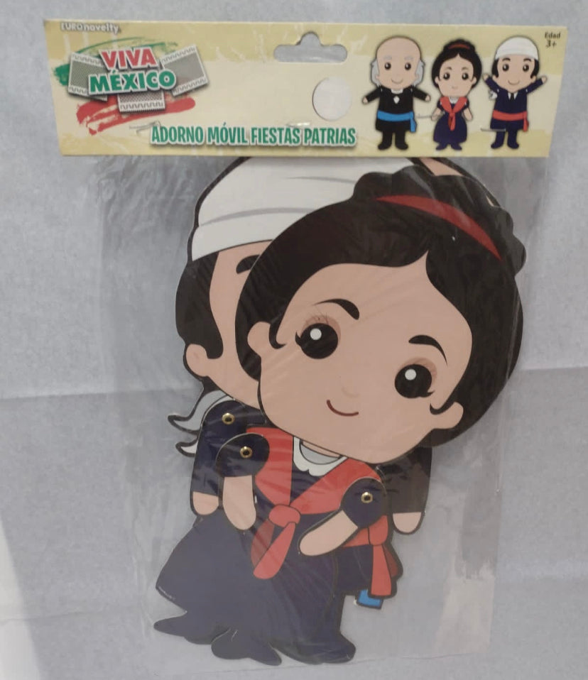 Adorno móvil fiestas patrias mexico