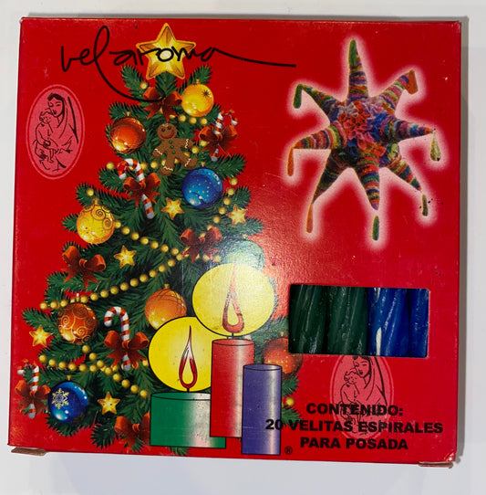 Velas para posada navidad