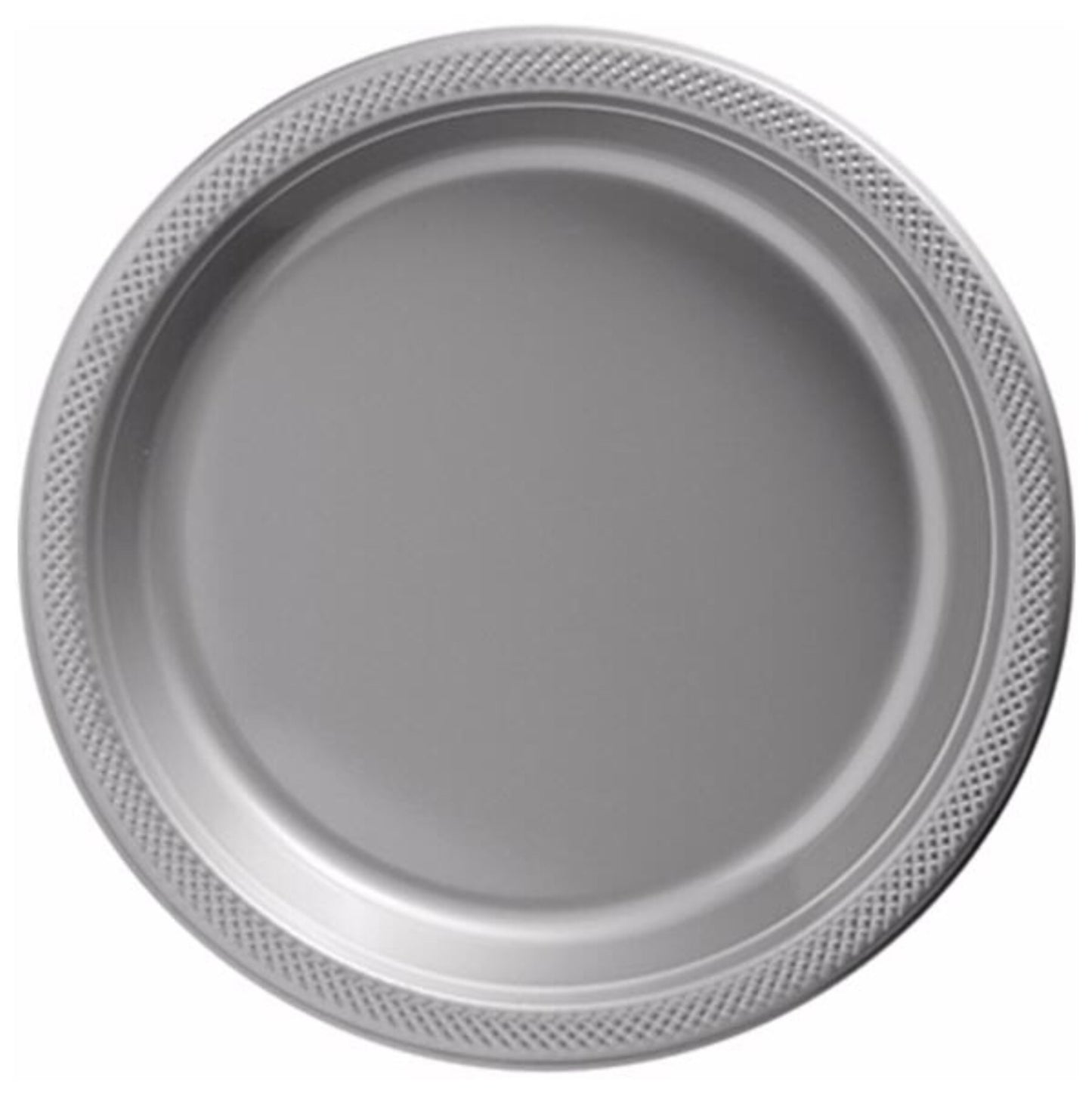 Plato desechable plata