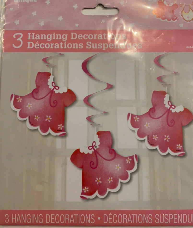 Hanging decorations baby girl