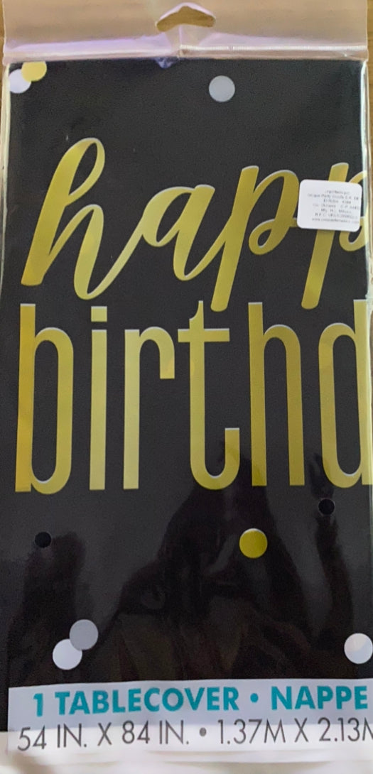 Happy birthday mantel