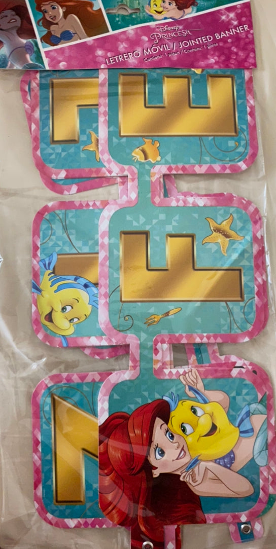 Ariel princesa letrero