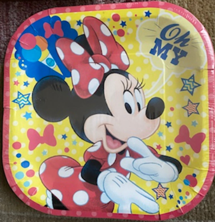 Minnie roja Plato grande