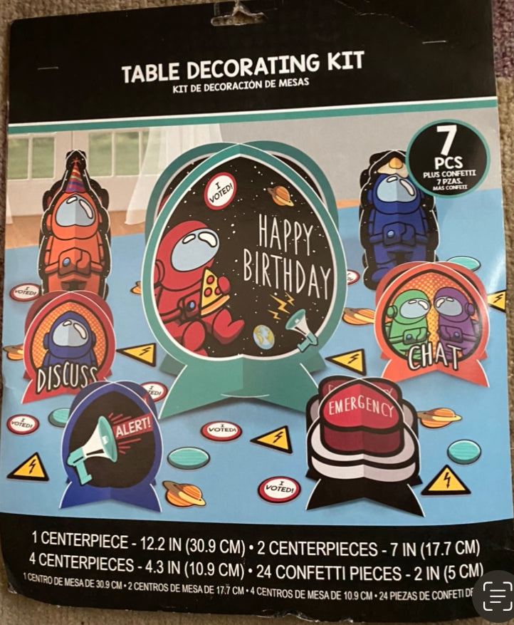 Among us table Dec kit