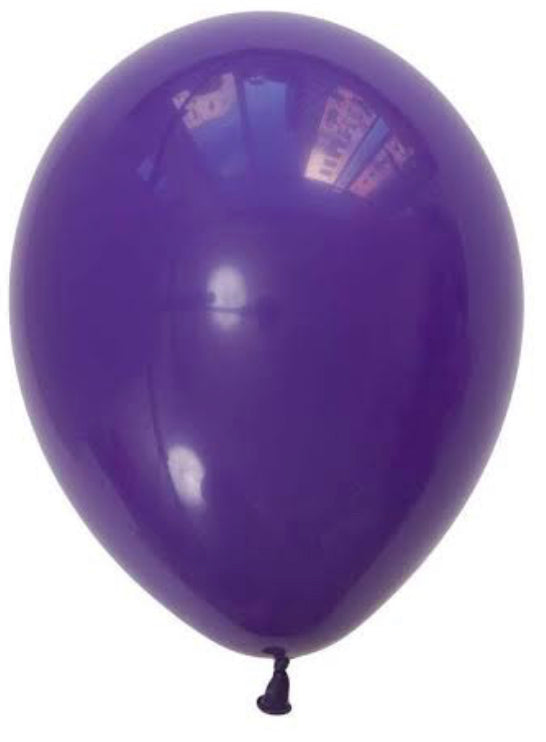 Globo helio de látex morado