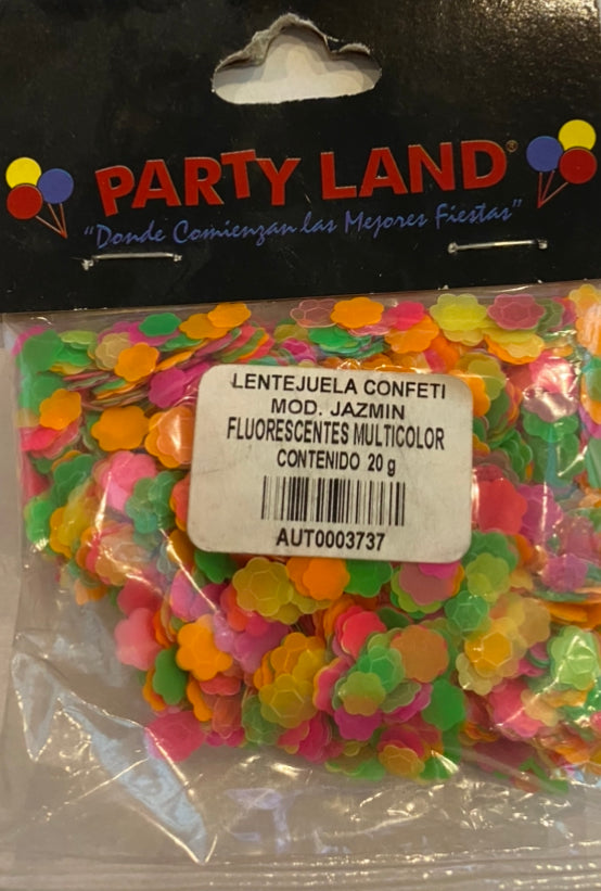 Confetti neón