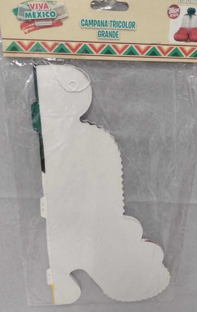Campana tricolor grande mexico
