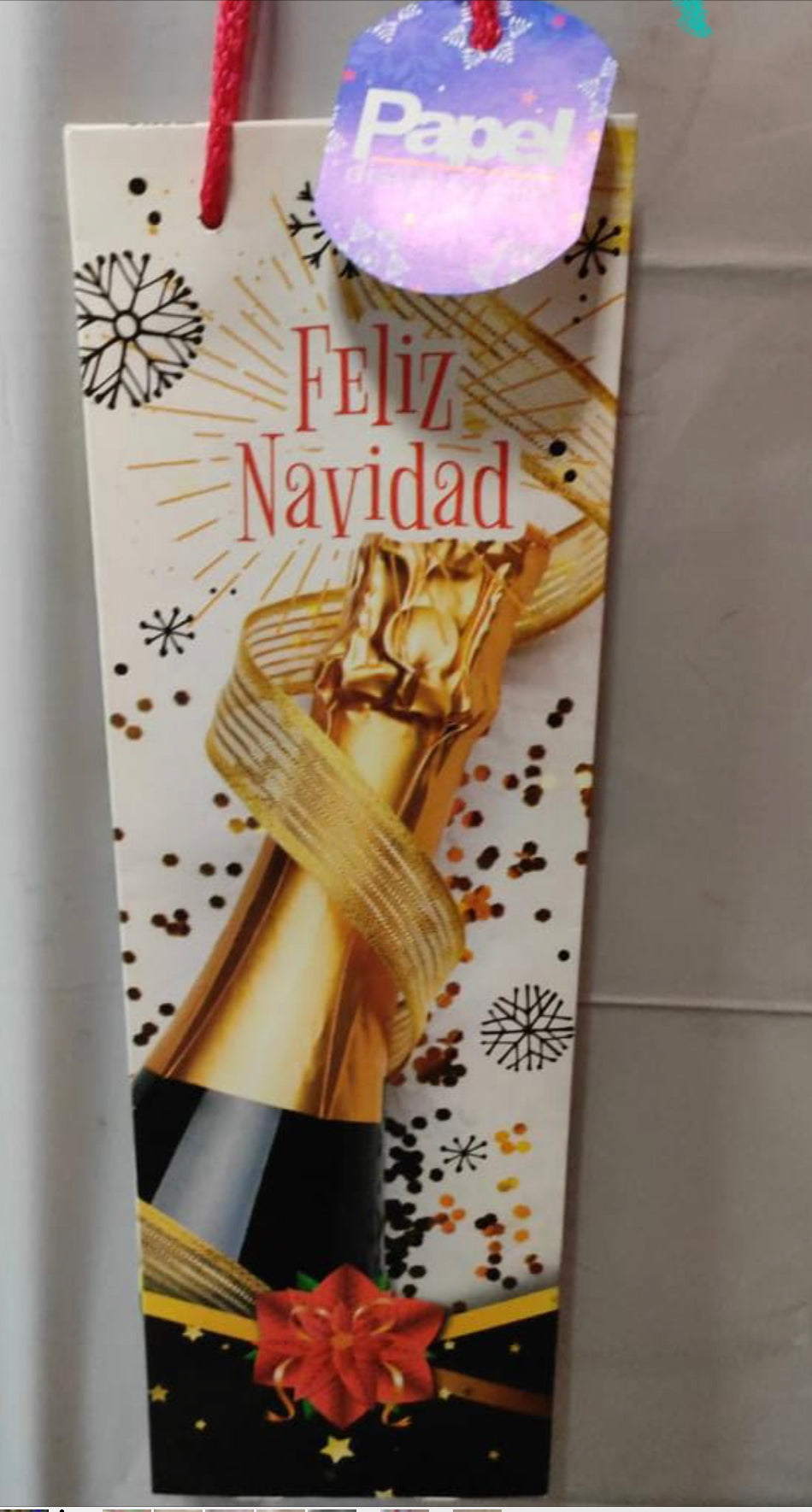 Bolsa envoltura navidad