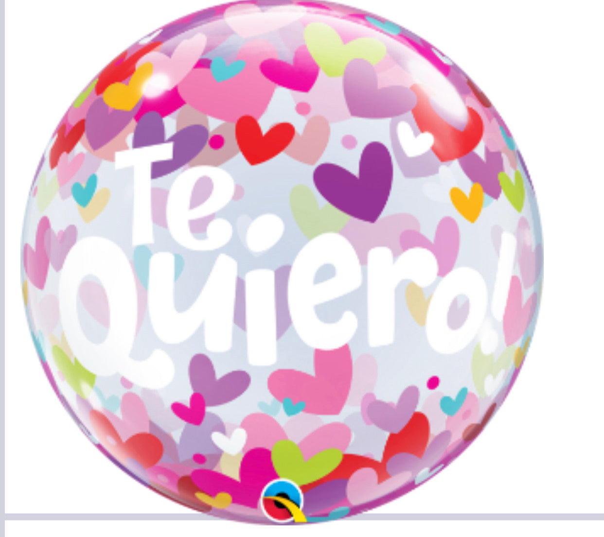 Globo burbuja amor san Valentín