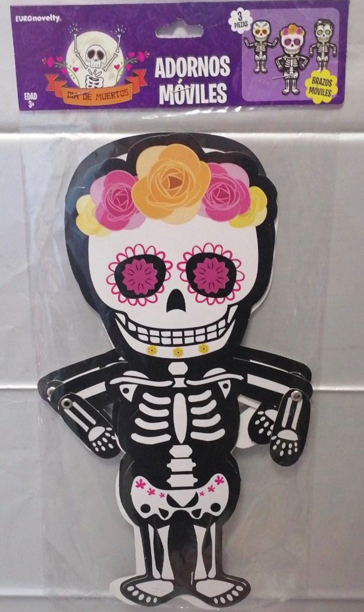 Adorno móvil calaca