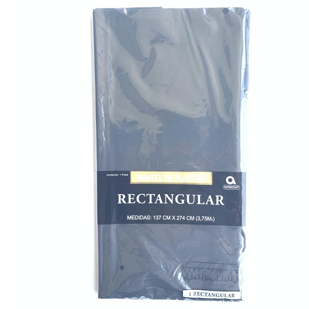 Mantel rectangular negro