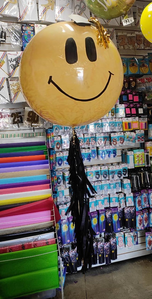 Burbuja graduación amarilla