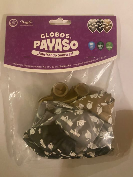 Globos de latex de graduación