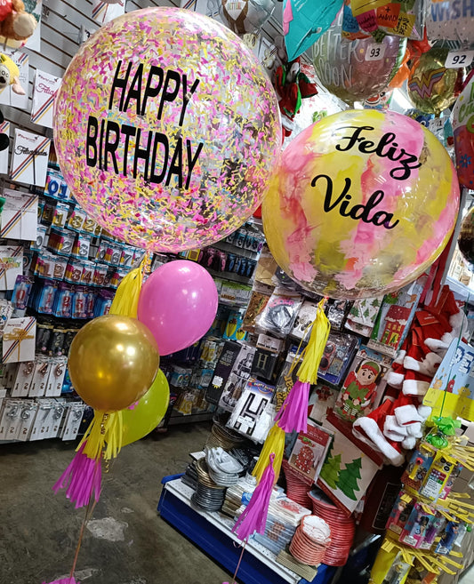 Set de globos burbuja