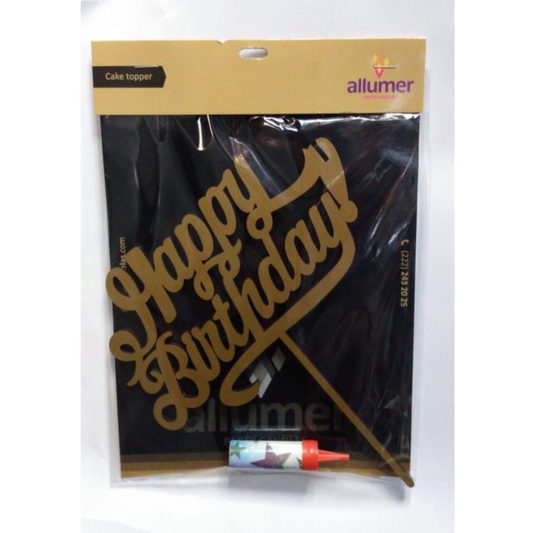 Cake toppeer Happy Birthday