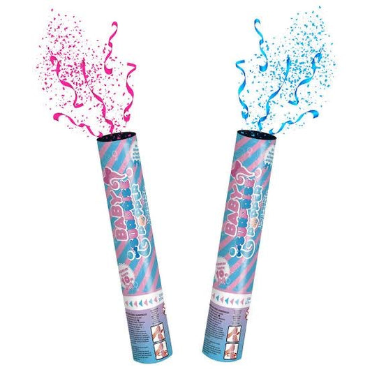 Party popper lanzador de confeti gender reveal