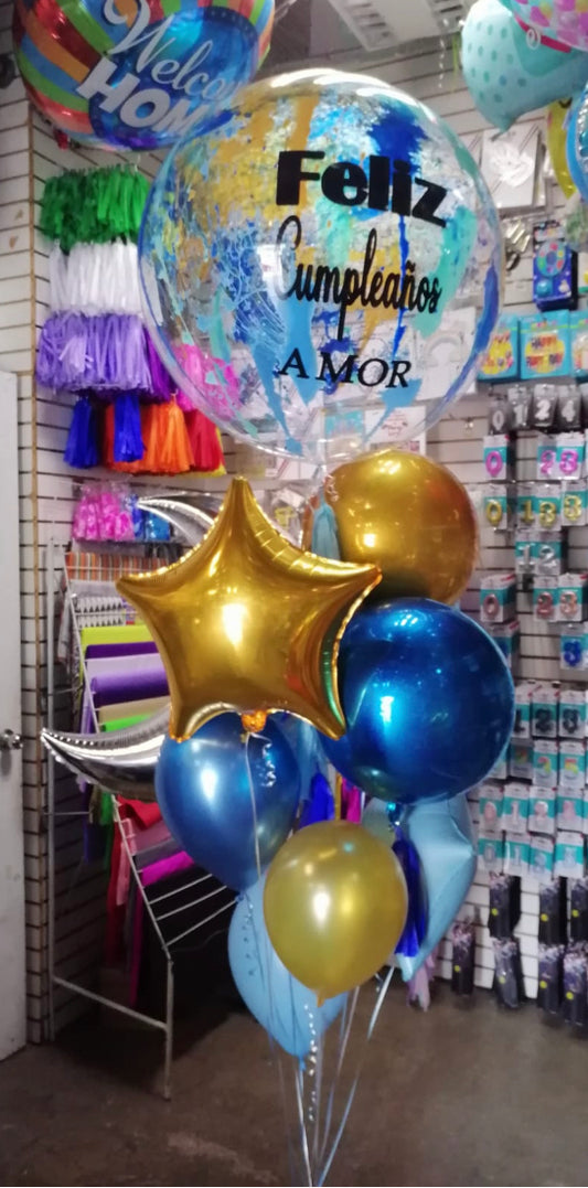 Arreglo de globos cumpleaños