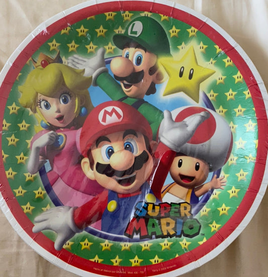 Mario bros plato chico