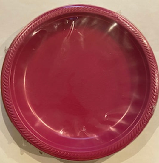 Plato grande rosa fiusha