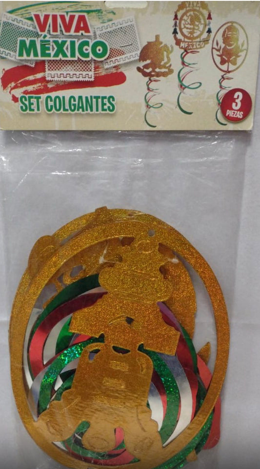 Set colgantes MEXICO fiestas patrias