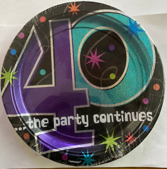 Plato grande 40 años