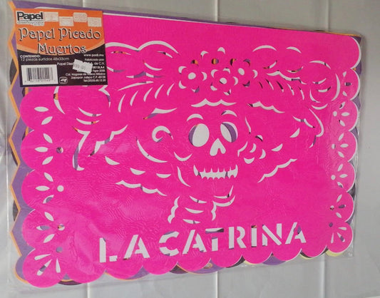 Papel picado muertos