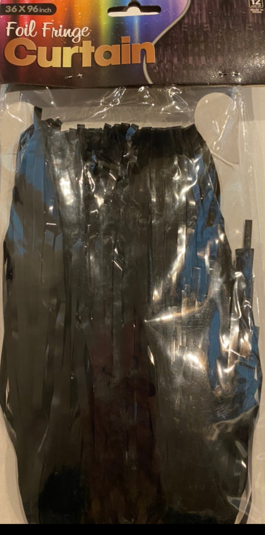 Cortina metálica negra