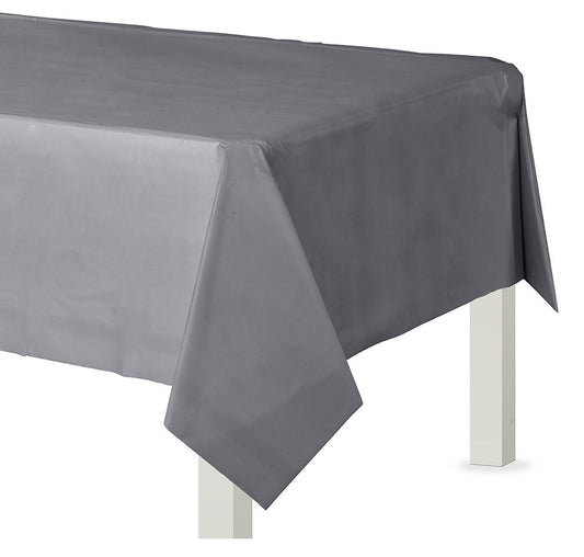 Mantel rectangular plata plateado