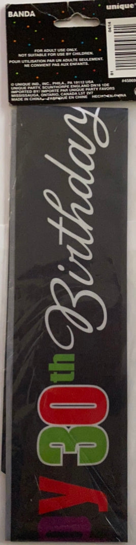 Sash decorativo 30 años