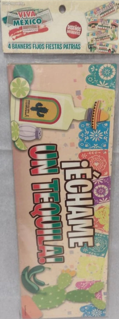 Échame un tequila letrero mexico